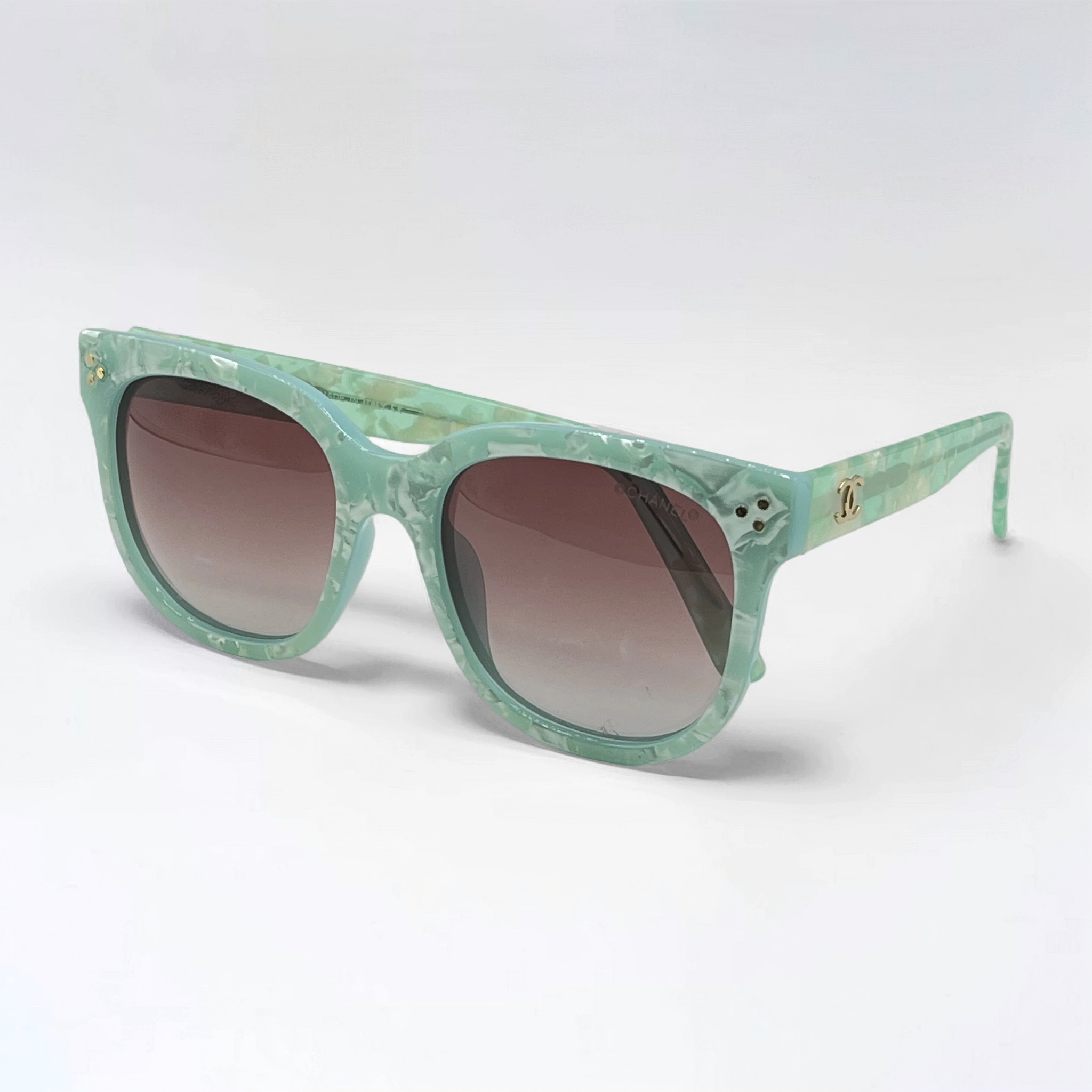 عینک آفتابی زنانه شنل مرمر سبز